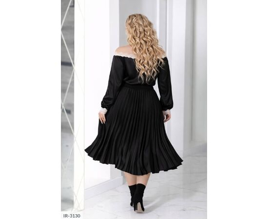 Фотография Армани-шелк + нежная сеточка сверху изящно и очень женственно р.48-50;52-54;46-48;50-52;54-56 "LANA" купить недорого от прямого поставщика, изображение 10