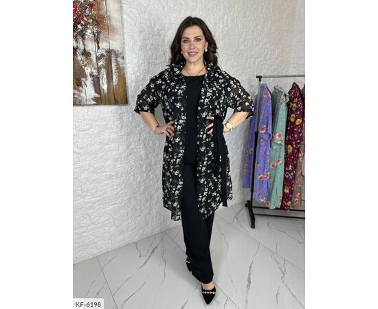 Фотография Костюм-тройка р.46-48;50-52;54-56;58-60;62-64;66-68 (5цв) "VLADA" купить недорого от прямого поставщика, изображение 5