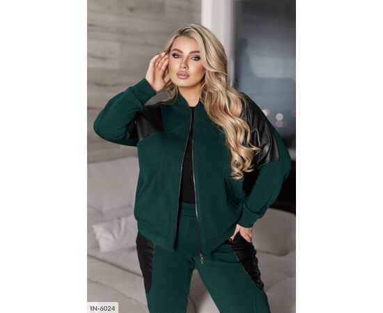 Фотография Женский прогулочный костюм со штанами большие размеры р.50-52;54-56;58-60;62-64 "LETTI" купить недорого от прямого поставщика, изображение 13