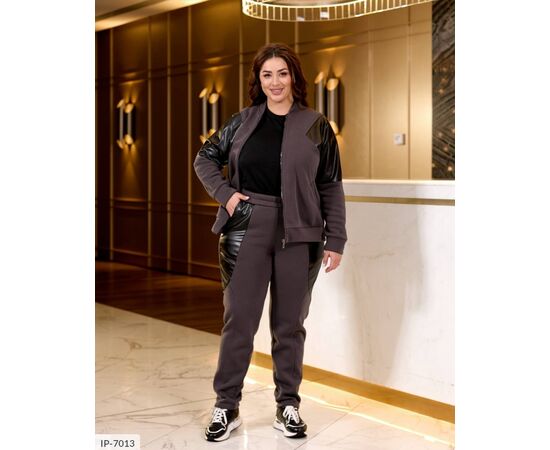 Фотография Женский прогулочный костюм со штанами большие размеры р.50-52;54-56;58-60;62-64 "LETTI" купить недорого от прямого поставщика, изображение 32