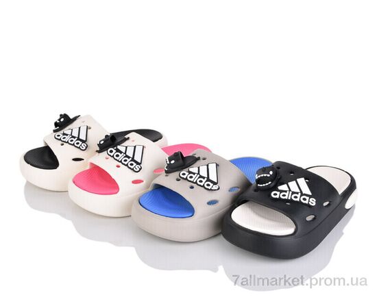 Шльопанці дитячі літні Літо S183 mix (12 пар р.30-35) "Family" недорого оптом від прямого постачальника, зображення 2