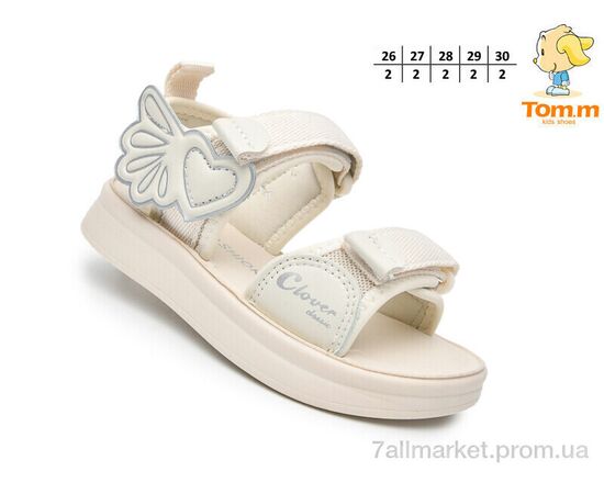 Фотография Босоножки детские летние Лето 1603B (10 пар р.26-30) "TOM.M" недорого оптом от прямого поставщика, изображение 2