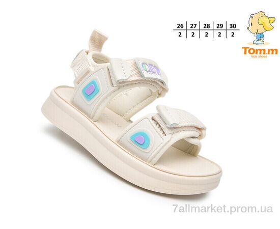 Фотография Босоножки детские летние Лето 1606B (10 пар р.26-30) "TOM.M" недорого оптом от прямого поставщика, изображение 2