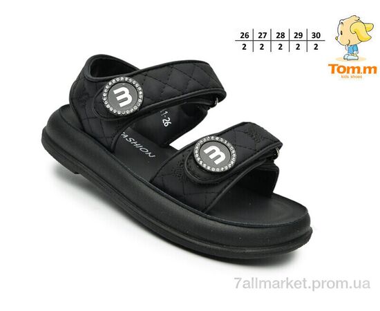 Фотография Босоножки детские летние Лето 1611A (10 пар р.26-30) "TOM.M" недорого оптом от прямого поставщика, изображение 2