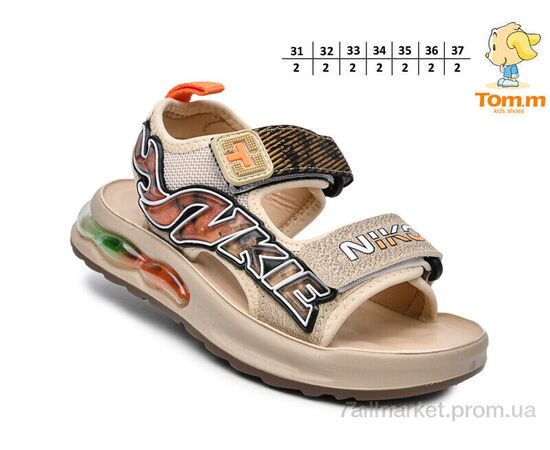 Фотография Сандалии детские летние Лето A2907A (14 пар р.31-37) "TOM.M" недорого оптом от прямого поставщика, изображение 2
