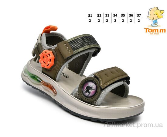 Фотография Сандалии детские летние Лето A2922A (14 пар р.31-37) "TOM.M" недорого оптом от прямого поставщика, изображение 2