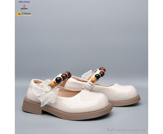 Туфлі дитячі зручні Літо DB803 beige (6 пар р.26-31) "Clibee-Doremi" недорого оптом від прямого постачальника, зображення 2
