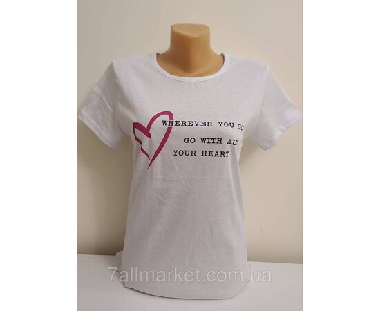 Фотография Футболка женская молодёжная  с надписями р-р S-XL (2цв) "MODY" недорого от прямого поставщика, изображение 2