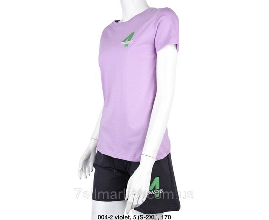 Фотография Футболка женская молодёжная р-р S-2XL (4цв) "MODY" недорого от прямого поставщика, изображение 4