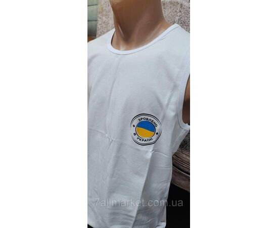 Фотография Футболка-безрукавка мужская патриотическая р.M-3XL (2цв) "MODY" недорого оптом от прямого поставщика, изображение 3