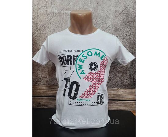 Фотография Футболка мужская с надписями р.S-2XL (8 кв.) "MODY" недорогой опцией от прямого поставщика, изображение 2