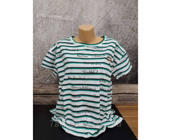 Фотография Футболка женская молодёжная с  принтом р-р 46-48 (микс) "MODY" недорого от прямого поставщика, изображение 3