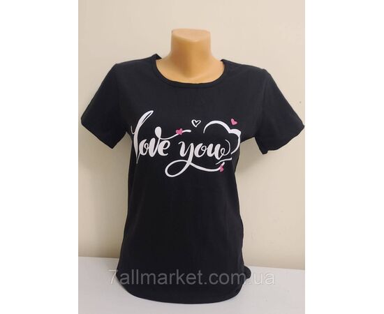 Фотография Футболка женская молодёжная  с надписями р-р S-XL (2цв) "MODY" недорого от прямого поставщика, изображение 2