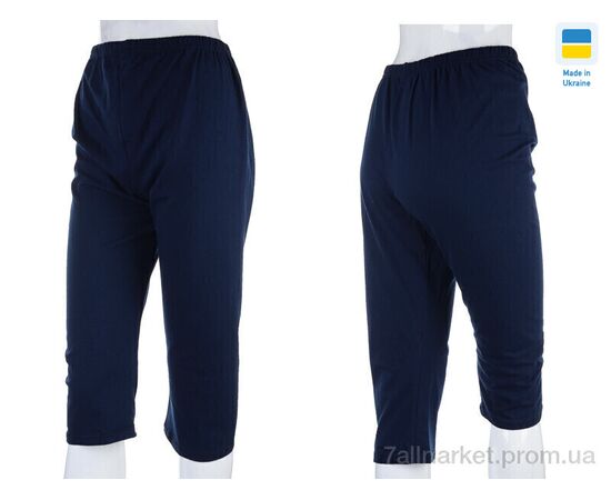 Фотография Бриджи женские Лето Бриджі х/б т.синій 2XL (2 шт. р.сетка One size) "VIOLA" недорого оптом от прямого поставщика, изображение 3