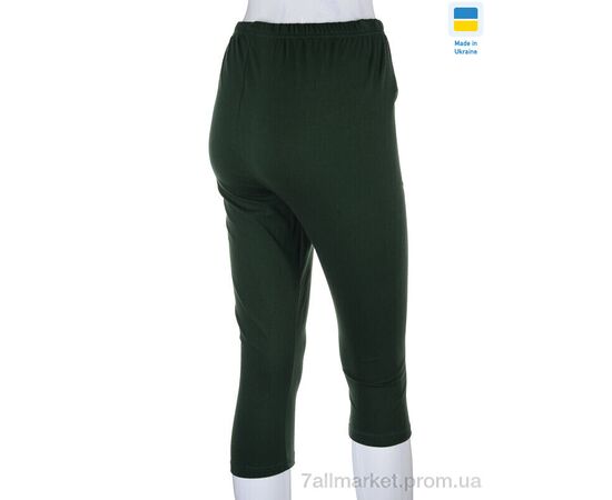 Фотография Бриджи женские Лето Бриджі х/б зелений 2XL (2 шт. р.сетка One size) "VIOLA" недорого оптом от прямого поставщика, изображение 2