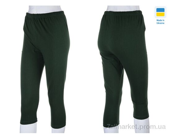 Фотография Бриджи женские Лето Бриджі х/б зелений 3XL (2 шт. р.сетка One size) "VIOLA" недорого оптом от прямого поставщика, изображение 3