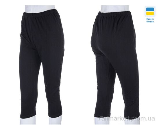 Фотография Бриджи женские Лето Бриджі х/б чорний 3XL (2 шт. р.сетка One size) "VIOLA" недорого оптом от прямого поставщика, изображение 3