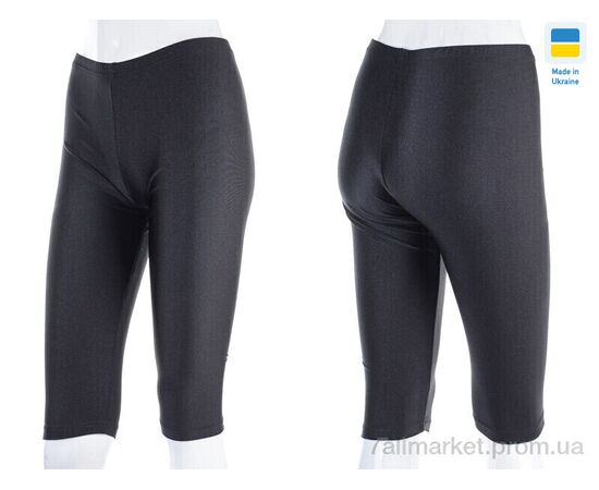 Фотография Бриджи женские Лето Бриджі еластік чорний супер-батал (3 шт. р.сетка 58-62) "VIOLA" недорого оптом от прямого поставщика, изображение 3