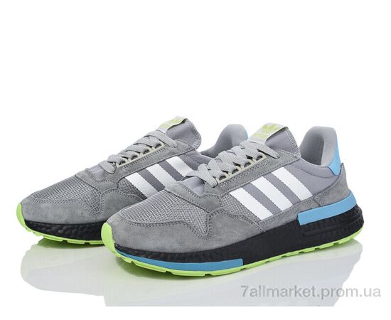 Фотография Кроссовки мужские модные Весна/осень HD57-1103-2 grey-blue (8 пар р.40-45) "Violeta" недорого оптом от прямого поставщика, изображение 2