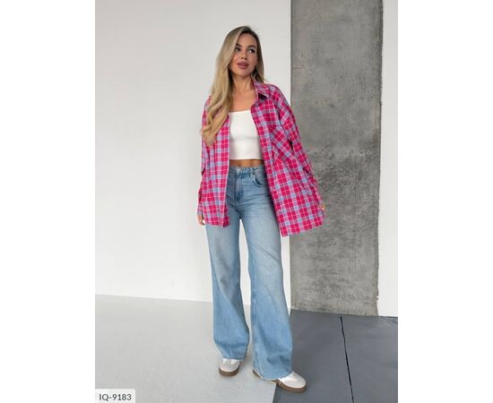 Фотография Женская фланелевая рубашка р.УНИВЕРСАЛЬНЫЙ "ANNABELLE" купить недорого от прямого поставщика, изображение 13