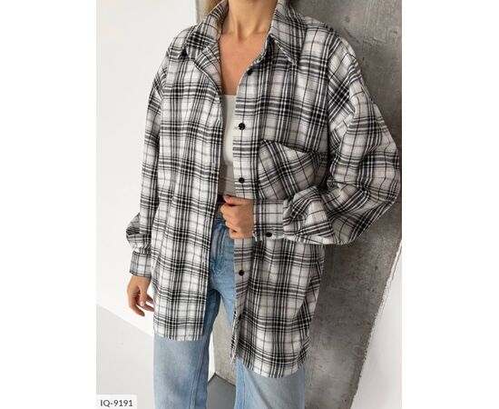 Фотография Женская фланелевая рубашка р.УНИВЕРСАЛЬНЫЙ "ANNABELLE" купить недорого от прямого поставщика, изображение 5