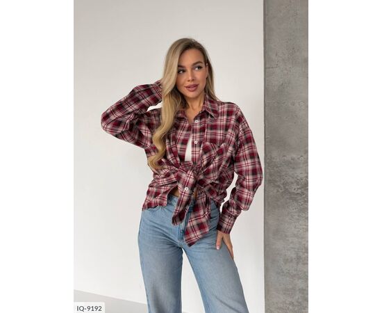 Фотография Женская фланелевая рубашка р.УНИВЕРСАЛЬНЫЙ "ANNABELLE" купить недорого от прямого поставщика, изображение 4