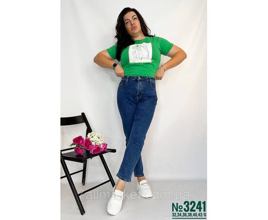 Жіночий батальний мом розмірний ряд 32,34,36,38,40,42 "PARTNERS" недорого від прямого постачальника, зображення 2