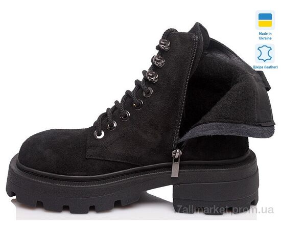 Фотография Ботинки женские стильные Весна/осень Paradize P3014-605 черный-d (6 пар р.36-40) "Prime-Opt" недорого оптом от прямого поставщика, изображение 2