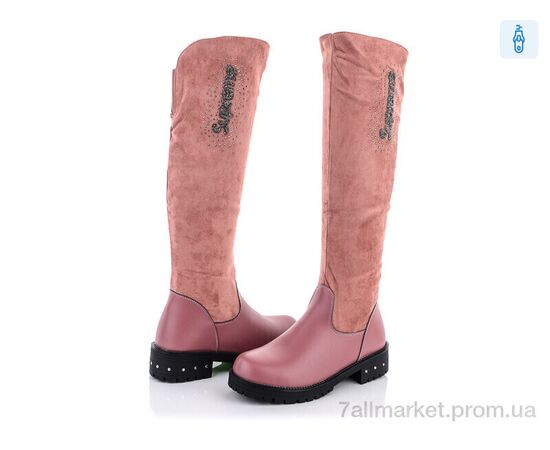 Фотография Сапоги детские красивые зима ALR03-8A (8 пар р.34-38) "SANLIN" недорого оптом от прямого поставщика, изображение 2