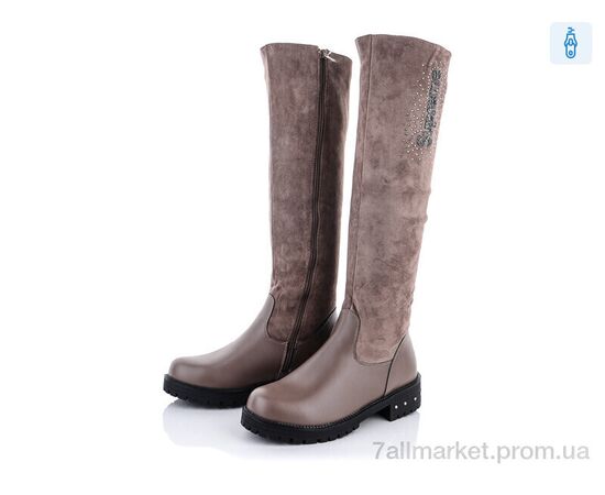 Фотография Сапоги детские красивые зима ALR03-10A (8 пар р.34-38) "SANLIN" недорого оптом от прямого поставщика, изображение 2