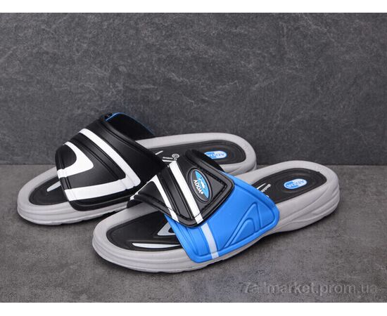 Шльопанці чоловічі пляжні Літо 3R26M blue (6 пар р.41-43) "Dan Marest" недорого оптом від прямого постачальника, зображення 2