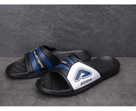 Шльопанці чоловічі пляжні Літо 3AP04M black-navy (6 пар р.41-43) "Dan Marest" недорого оптом від прямого постачальника, зображення 2