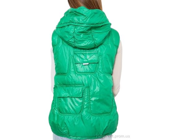 Жилетка жіноча Зима 810 green (5 шт. р.сіткаL-2XL) "Massmag" недорого оптом від прямого постачальника, зображення 3