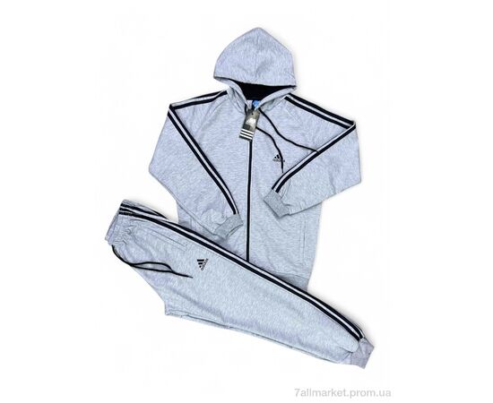 Фотография Спортивный костюм мужской Весна/осень 202 сірий (5 шт. р.сетка M-3XL) "Verton" недорого оптом от прямого поставщика, изображение 2