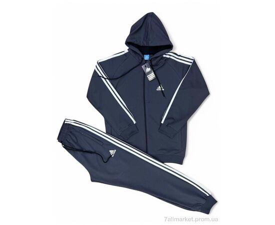 Фотография Спортивный костюм мужской Весна/осень 202 т.синій (5 шт. р.сетка M-3XL) "Verton" недорого оптом от прямого поставщика, изображение 2