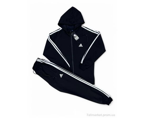 Фотография Спортивный костюм мужской Весна/осень 202 чорний (5 шт. р.сетка M-3XL) "Verton" недорого оптом от прямого поставщика, изображение 2