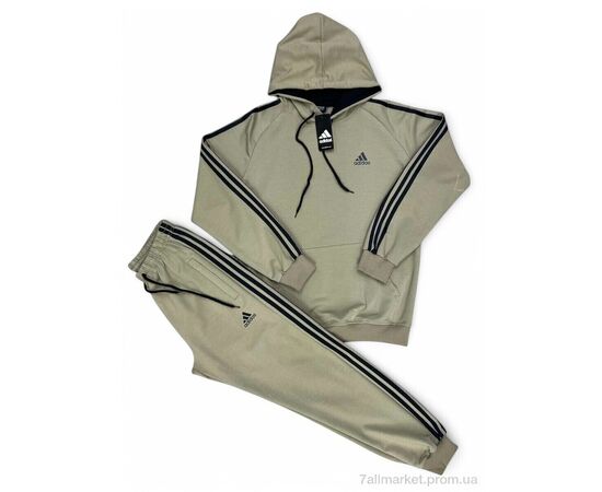 Фотография Спортивный костюм мужской Весна/осень 209 khaki (5 шт. р.сетка M-3XL) "Verton" недорого оптом от прямого поставщика, изображение 2