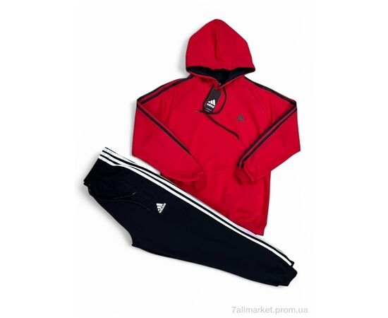 Фотография Спортивный костюм мужской Весна/осень 209 red-black (5 шт. р.сетка M-3XL) "Verton" недорого оптом от прямого поставщика, изображение 2