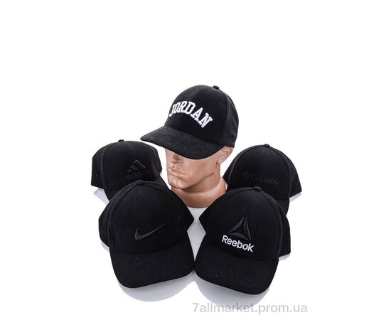 Фотография Кепка для мужчин Весна/осень Бейсболка кашемір з вишивкою mix (3 шт. р.сетка 57-59) "VIOLA" недорого оптом от прямого поставщика, изображение 2