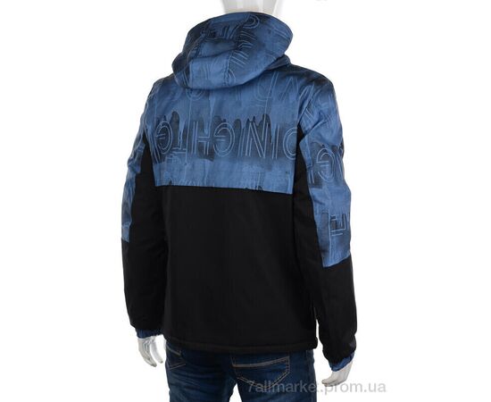 Фотография Куртка мужская Весна/осень 8886 navy (5 шт. р.сетка 48-56) "M7" недорого оптом от прямого поставщика, изображение 2