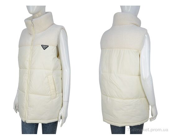 Фотография Жилетка женская Весна/осень 2321 white (5 шт. р.сетка 48-56) "Hope" недорого оптом от прямого поставщика, изображение 3