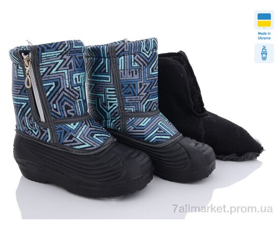 Чоботи з піни дитячі Зима 049 ромб (8 пар р.28-35) "Selena" недорого оптом від прямого постачальника, зображення 2