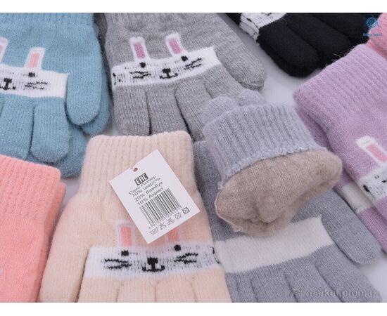 Фотография Перчатки для детей Зима 2299S mix (12 шт. р.сетка 2-3) "KUINH" недорого оптом от прямого поставщика, изображение 2