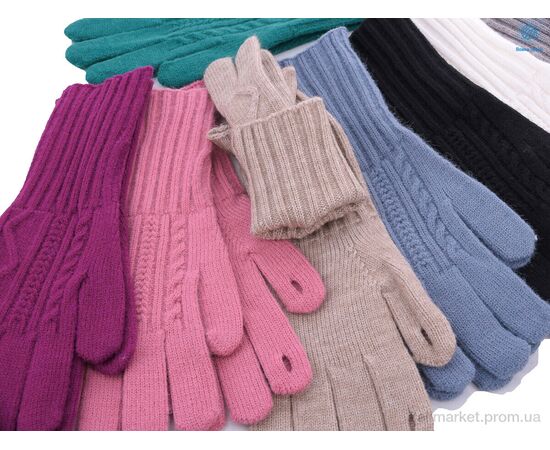 Фотография Перчатки женские Зима 1106 mix (12 шт. р.сетка 6,5-8,5) "KUINH" недорого оптом от прямого поставщика, изображение 2