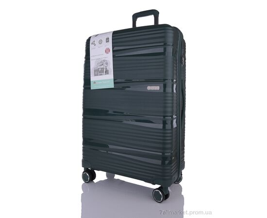 Фотография Чемодан XL101-3 dark green 75.5*49.5*29 см, "HOROSO HOME" недорого оптом от прямого поставщика, изображение 3