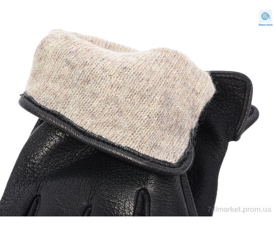 Фотография Перчатки мужские Зима 2632Ш black (10 шт. р.сетка 10-12) "KUINH" недорого оптом от прямого поставщика, изображение 2