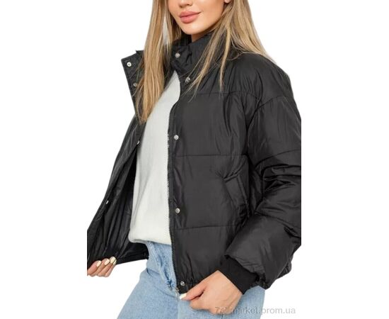 Куртка жіноча Зима 888 black (6 шт. р.сіткаS-L) "Massmag" недорого оптом від прямого постачальника, зображення 2