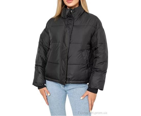 Куртка жіноча Зима 888 black (6 шт. р.сіткаS-L) "Massmag" недорого оптом від прямого постачальника, зображення 3