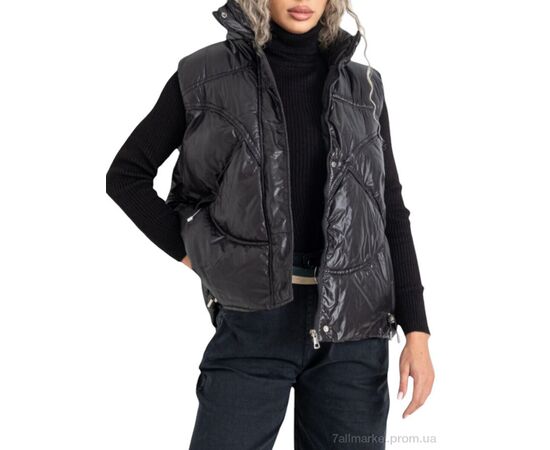Куртка жіноча Зима 9155 black (5 шт. р.сіткаM-2XL) "Massmag" недорого оптом від прямого постачальника, зображення 4