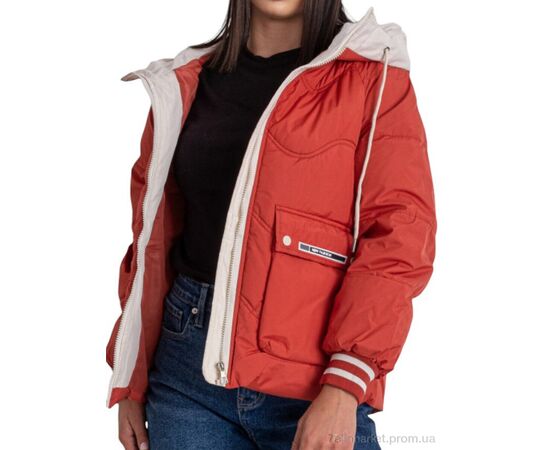 Куртка жіноча Зима С113 червоний (5 шт. р.сіткаM-2XL) "Massmag" недорого оптом від прямого постачальника, зображення 4